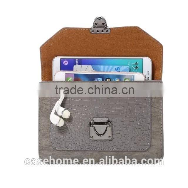 6.3 inch Outside Cheap Lady Bag Mobile Phone Cover for OPPO R3 N3 A31