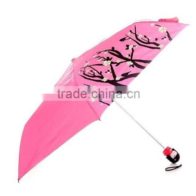 New design cheap japanese doll umbrella wholeasale