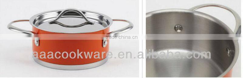 Bright High Temperature Coating Stainless Steel Casserole