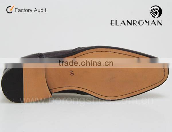 Business men wingtip shoes Classical brogue shoes men