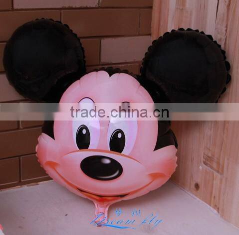 Mickey head helium balloon