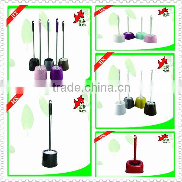 Plastic toilet brush holder