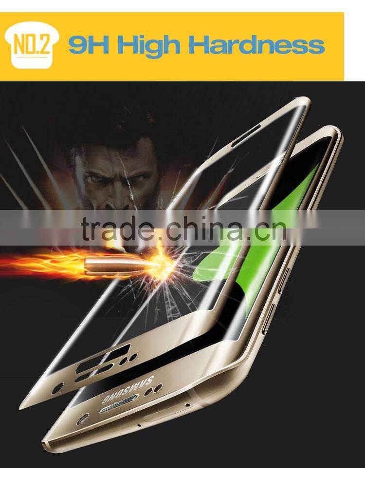 For Samsung S7 Edge Tempered Glass,S7 Edge Full Cover Screen Protector Curved