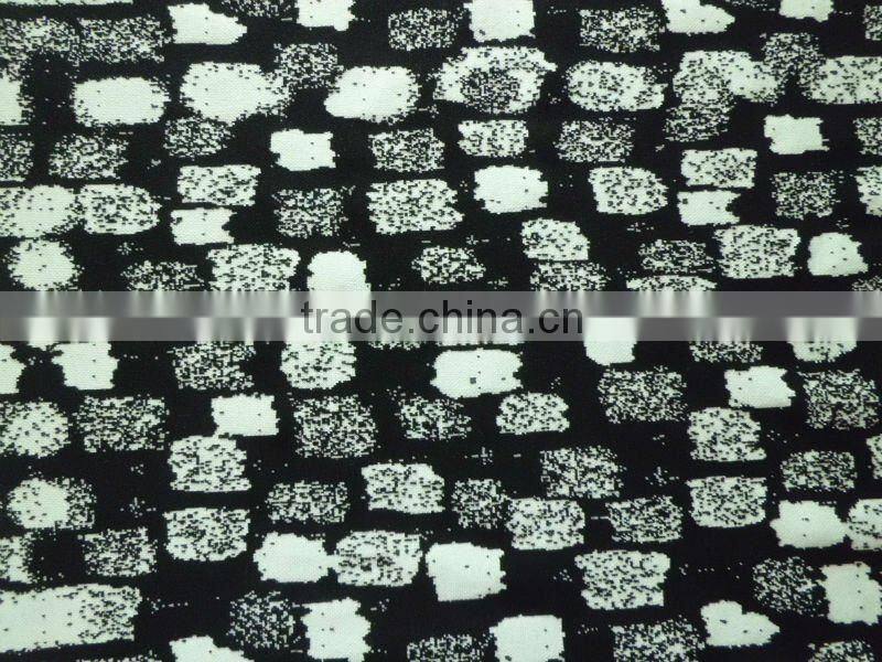 55%R+40%T+5%Sp jacquard fabric