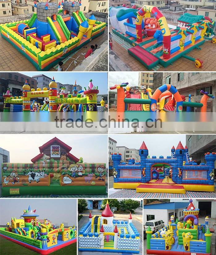 Hot sale infaltable amusement park,fun city playland trampolines for kids