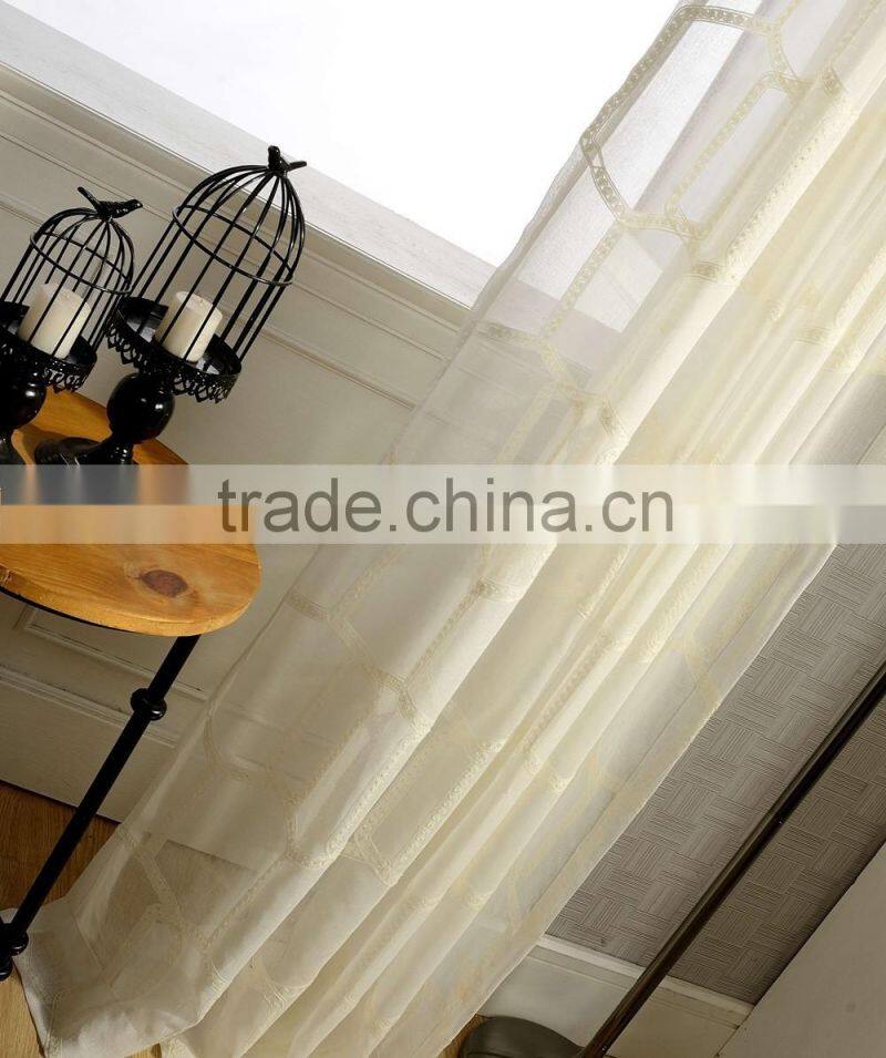 Factory Price Polyester Cotton Curtain Gauze Fabric