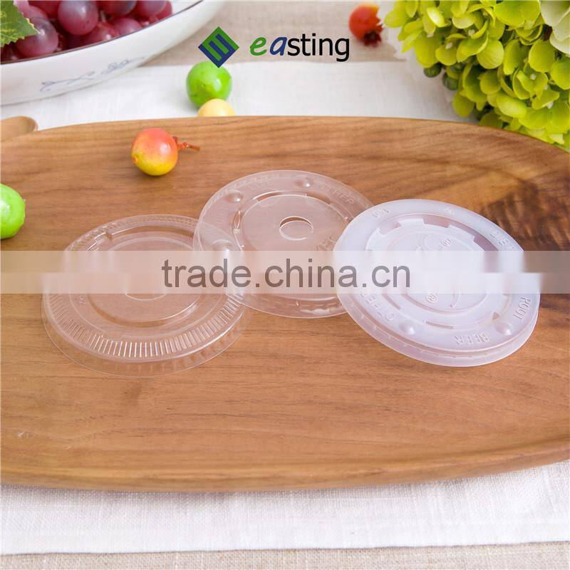 Cold cup Plastic slip lids 90 mm 80 mm white and black