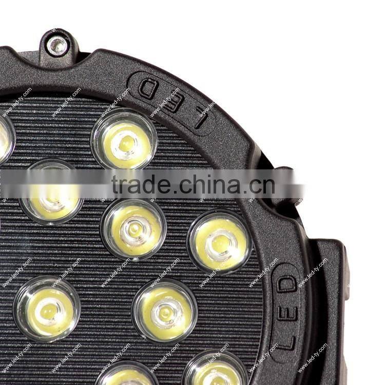 51W LED Work Light 7" LED Offroad Light 4x4 LED Driving Lights