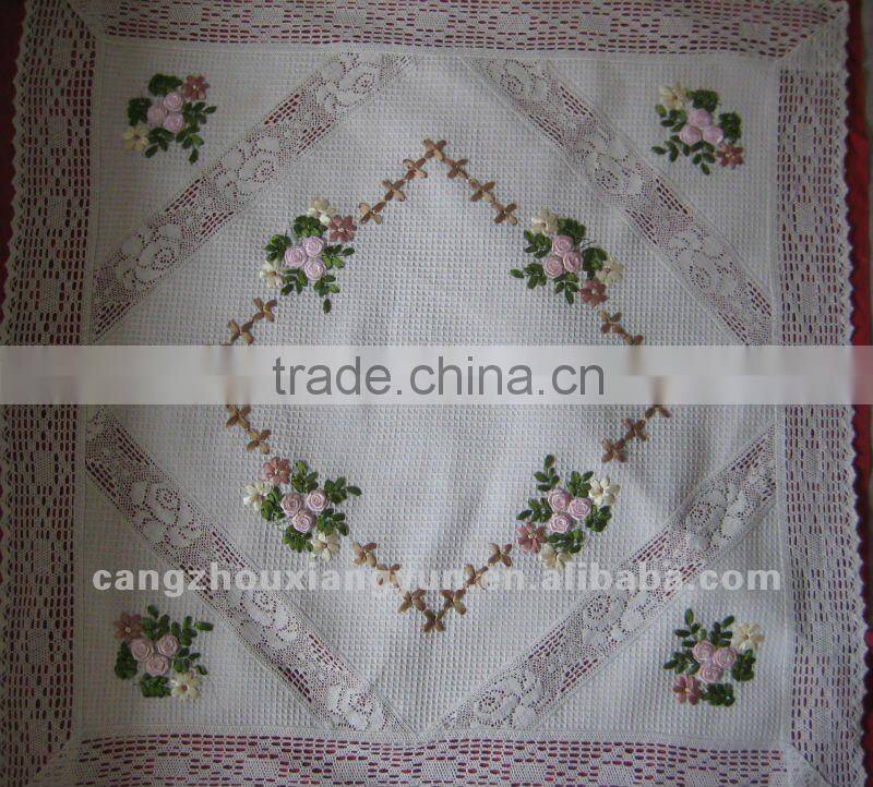 Embroidered Jacquard table runner table cloth