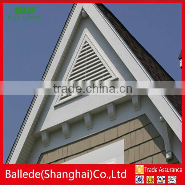 easy install powder coated ceiling aluminum louver roof