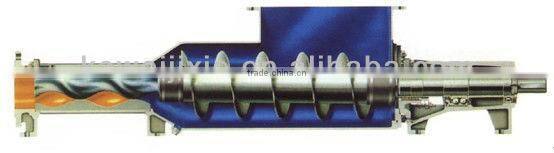 9 tons screw pump for food slurry/pulp/crushed material