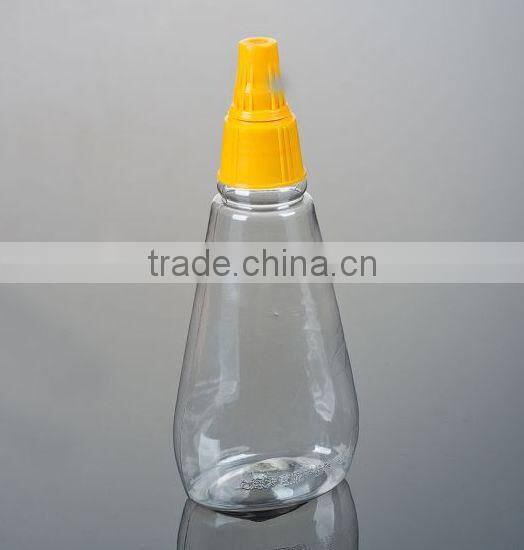 280ml and 400ml honey bottle wit squeezable out screw top