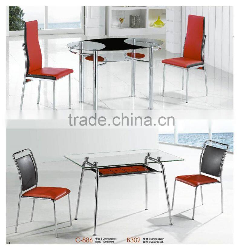 latest 12mm thick tempered glass dining table factory sell directly YY23
