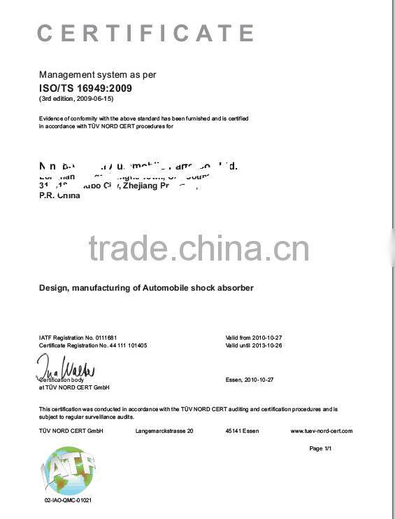 CYPRESS SHOCK ABSORBER FOR PASSENGER CAR