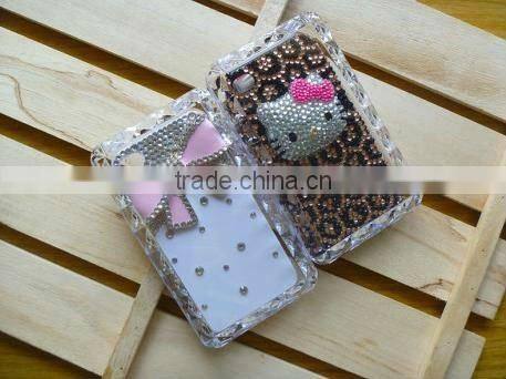 Crystal mobile phone box for Iphone 4S.E