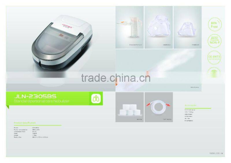 Home care compressor nebulizer for children and adult use