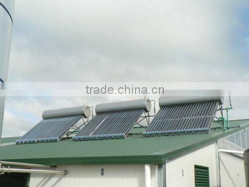 low pressure vacuum tube solar water heater with Inmetro certification