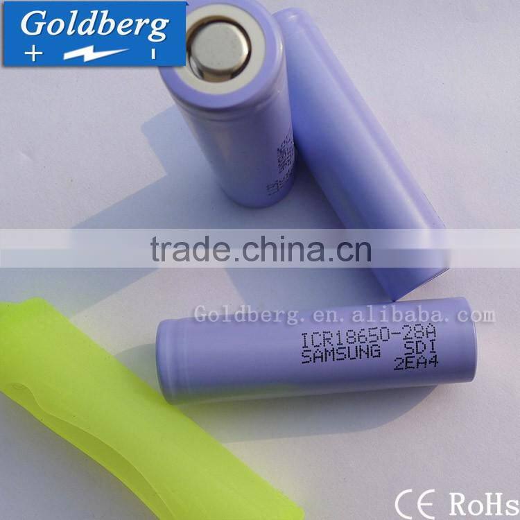 Light weight 100% new samsung 18650 battery ICR18650-28A 3.7V 2800mah for electrical tools