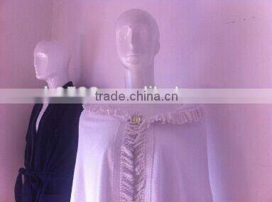 1500mm Turkish White Round Beach Towel with Tassels for Australia market