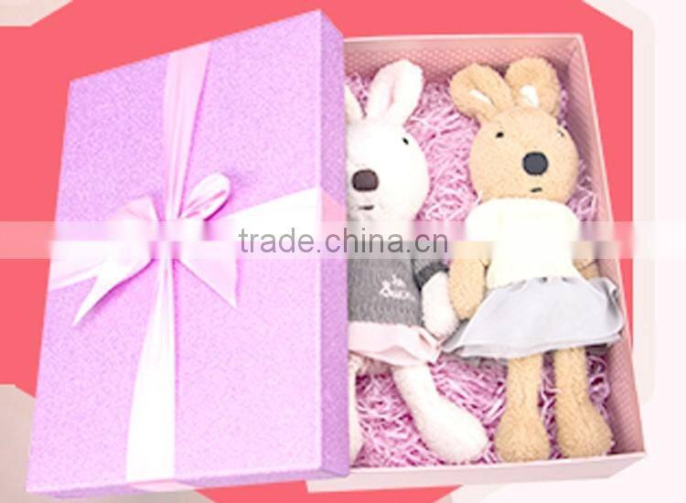 Wholesale high quality custom printed colored handmade cardboard gift box