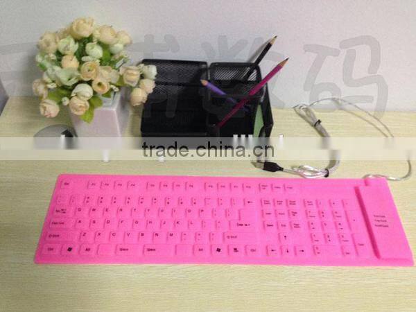 Waterproof foldable silicon keyboard, custom silicon keyboard, silicon keyboard