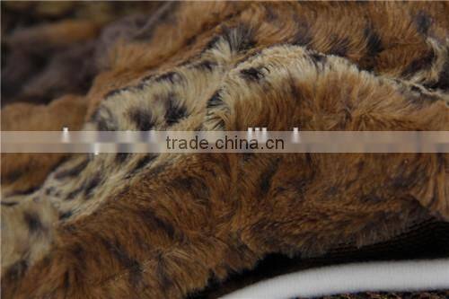 Wild Animal Pattern Plush for Indoor &Outdoor use Pet bed