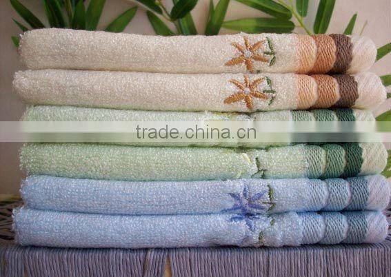 yarn dyed stripe bamboo fiber bath towel