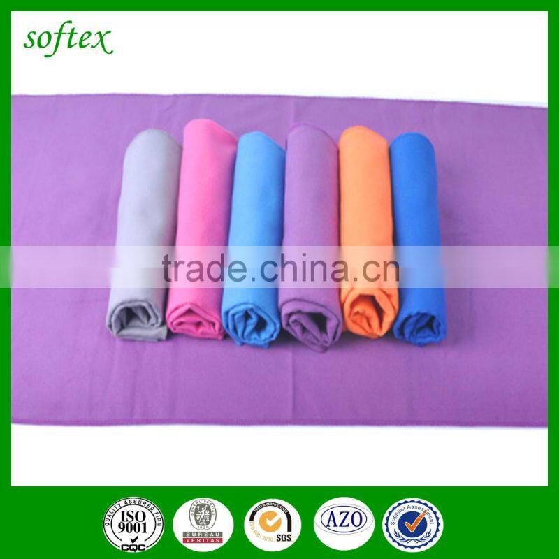 Microfiber hand towel with mesh bag for travel