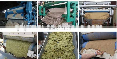 belt filter press dewatering treatment plant