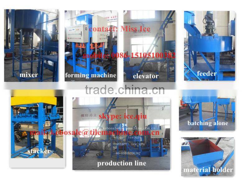 KB-125C Top Quality Concrete Roof Tile Making Machine