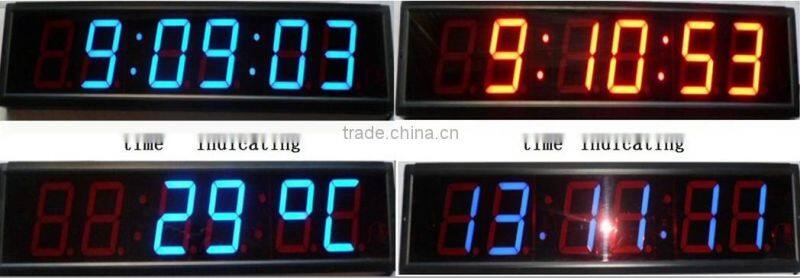 infared remote High quality 5" led digital clock