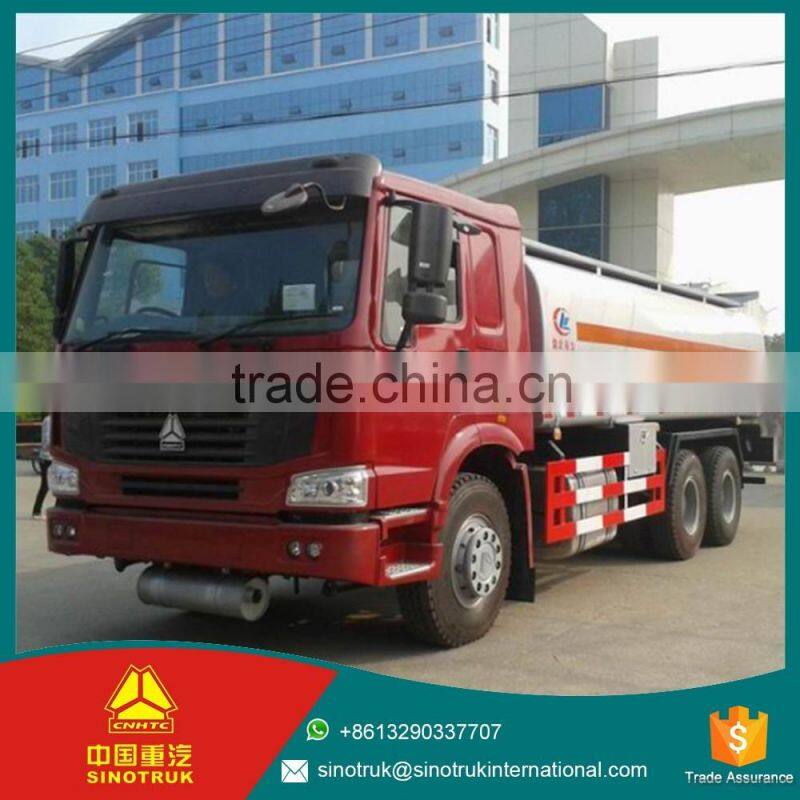 SINOTRUK left hand drive 6*4 oil tank truck for sale