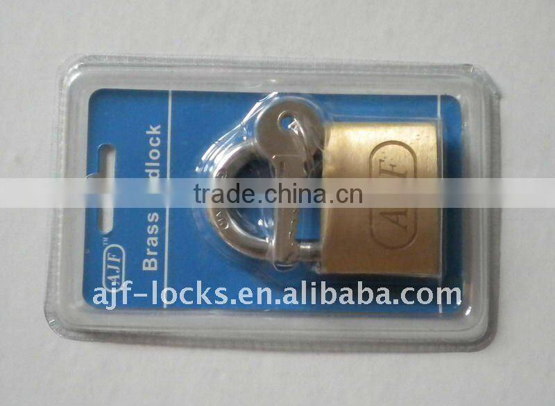 AJF 40MM high quality and security brass padlock normal shackle or long shackle