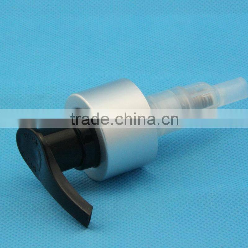 Plastic lotion pump for body cream