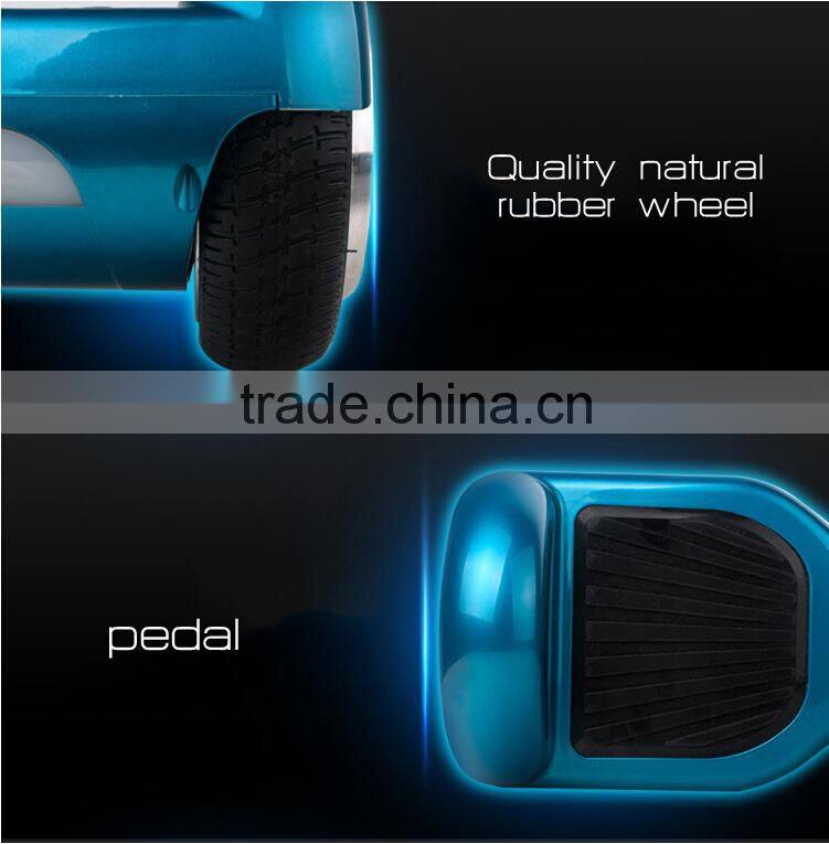 2015 leds light two wheel smart balance electric scooter