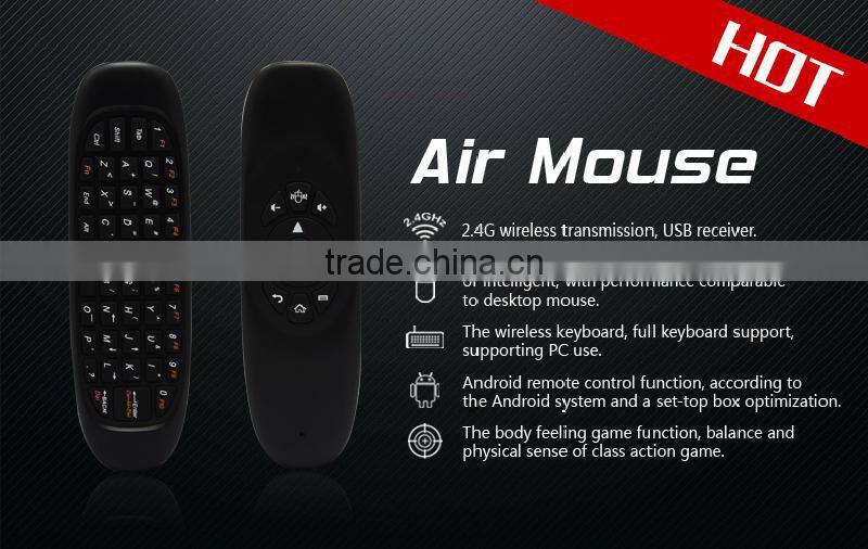 2016 Gleese 2.4G Mini Handheld Wireless Keyboard With Universal Remote Control For Android Smart TV