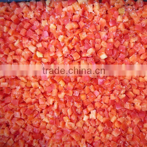 Iqf Sliced Diced Red Pepper
