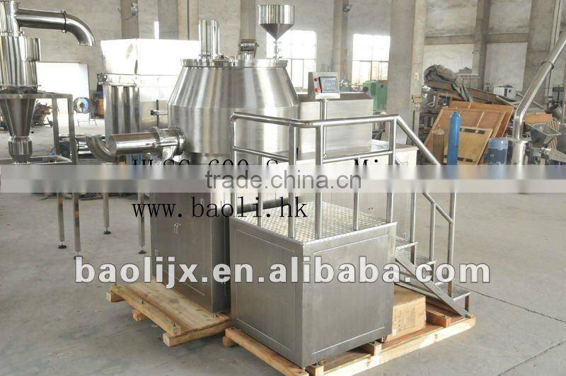 HLSG automatic mixer pelletizer for moist material