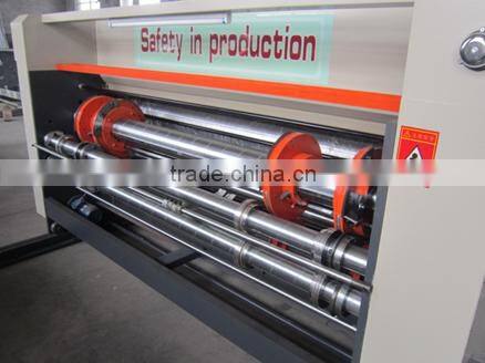 High speed corrugated cardboard multi colours printing die cutting machine Automatic corrugated carton box making machinery