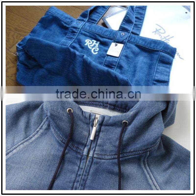 knitted cotton lycra denim fabric fabric for jacket