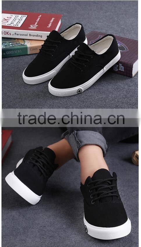 Latest design 2016 new fashion wholesale unisex canvas shoes factory