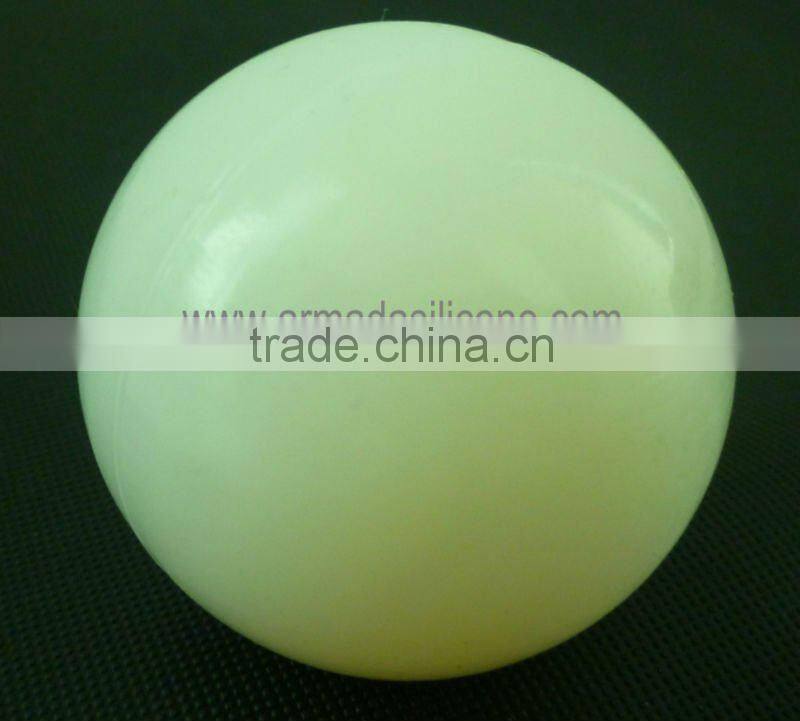 high quality colored smooth surface silicone rubber ball