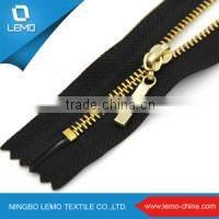 5# Large Gold-Plated Teeth Seperable Zipper