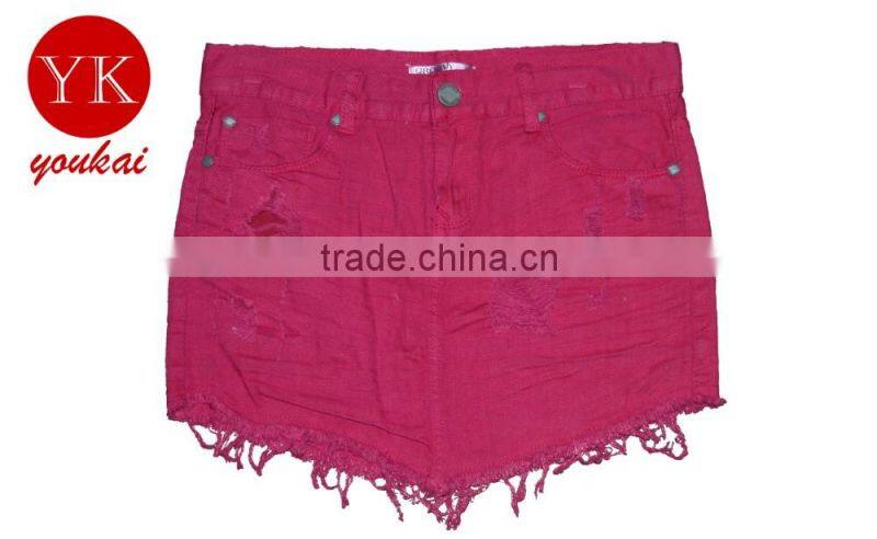 Lastest design girls fashion twill skirts,girls mini colorful short skirt