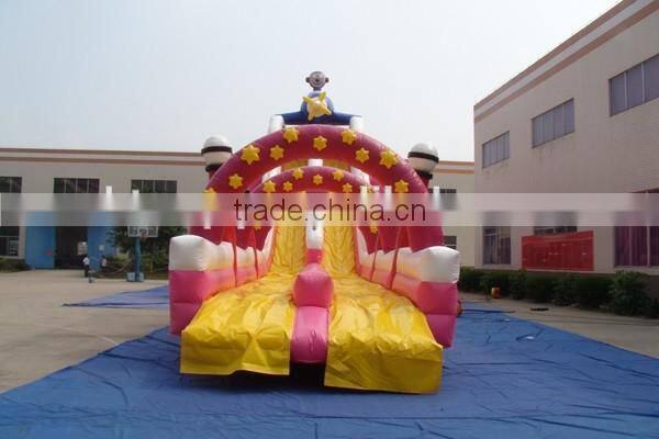 Good quality hippo water slide/ inflatable hippo slide for sale