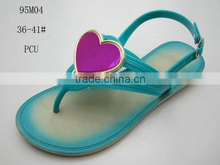 Hot Selling and Best Price PCU Women Sandals for Summer 2014
