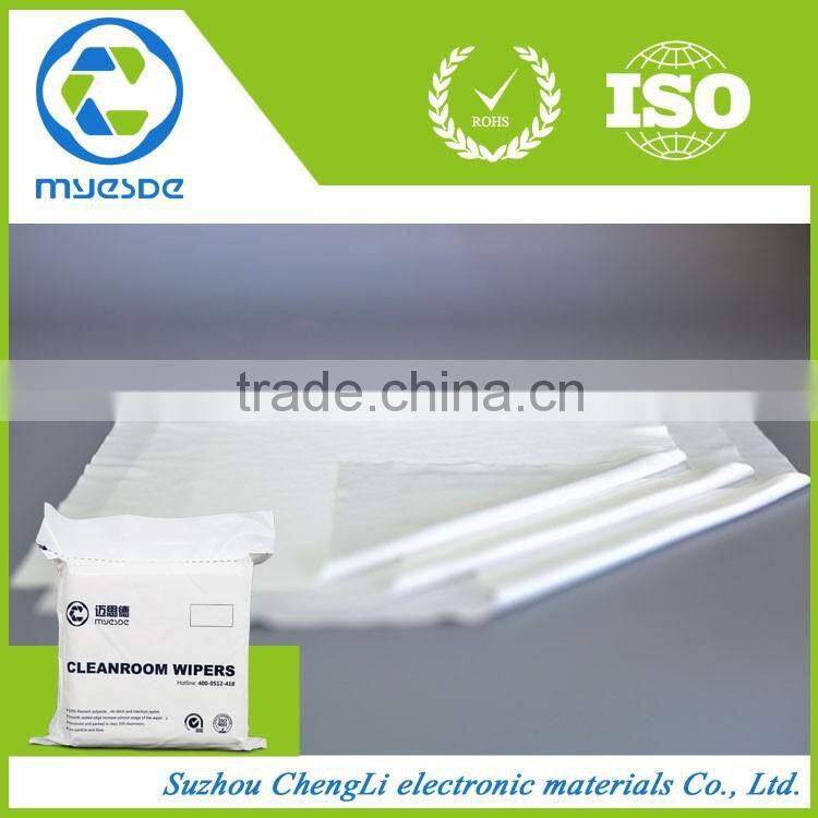 1009SLE disposable lint-free 100% polyester Cleanroom wiper cloth