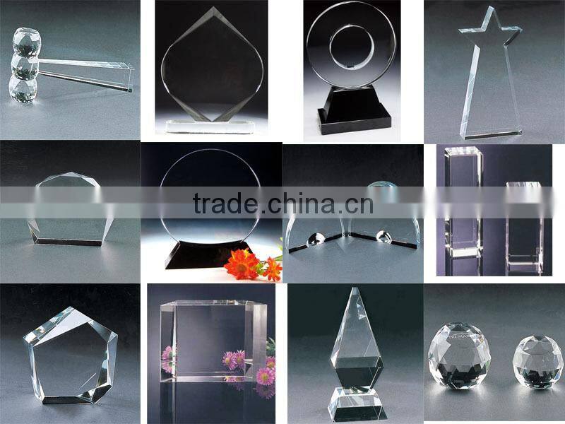 2015 New design clearly color best seller factory directly round crystal blank cube