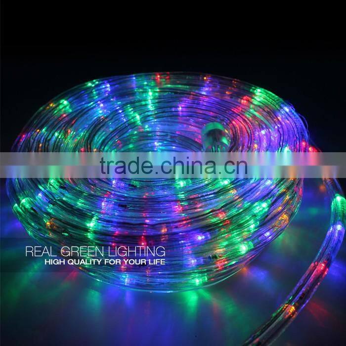 12V Water-Resistant RGB LED Rope Lights for outdoor & indoor use