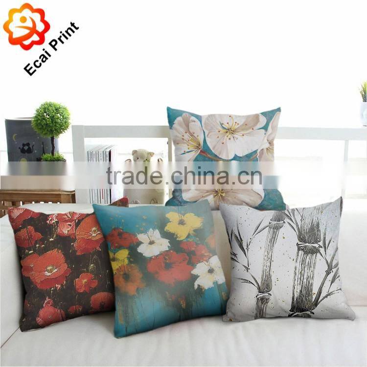 2016 colourful good-looking heat transfer Cushion with pattern